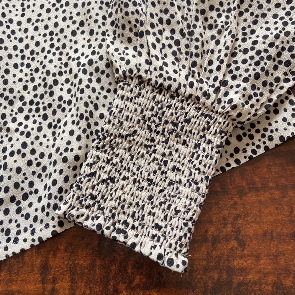 Sanctuary Sunshine Blouse Teeny Spots Size Small - Picture 9 of 15